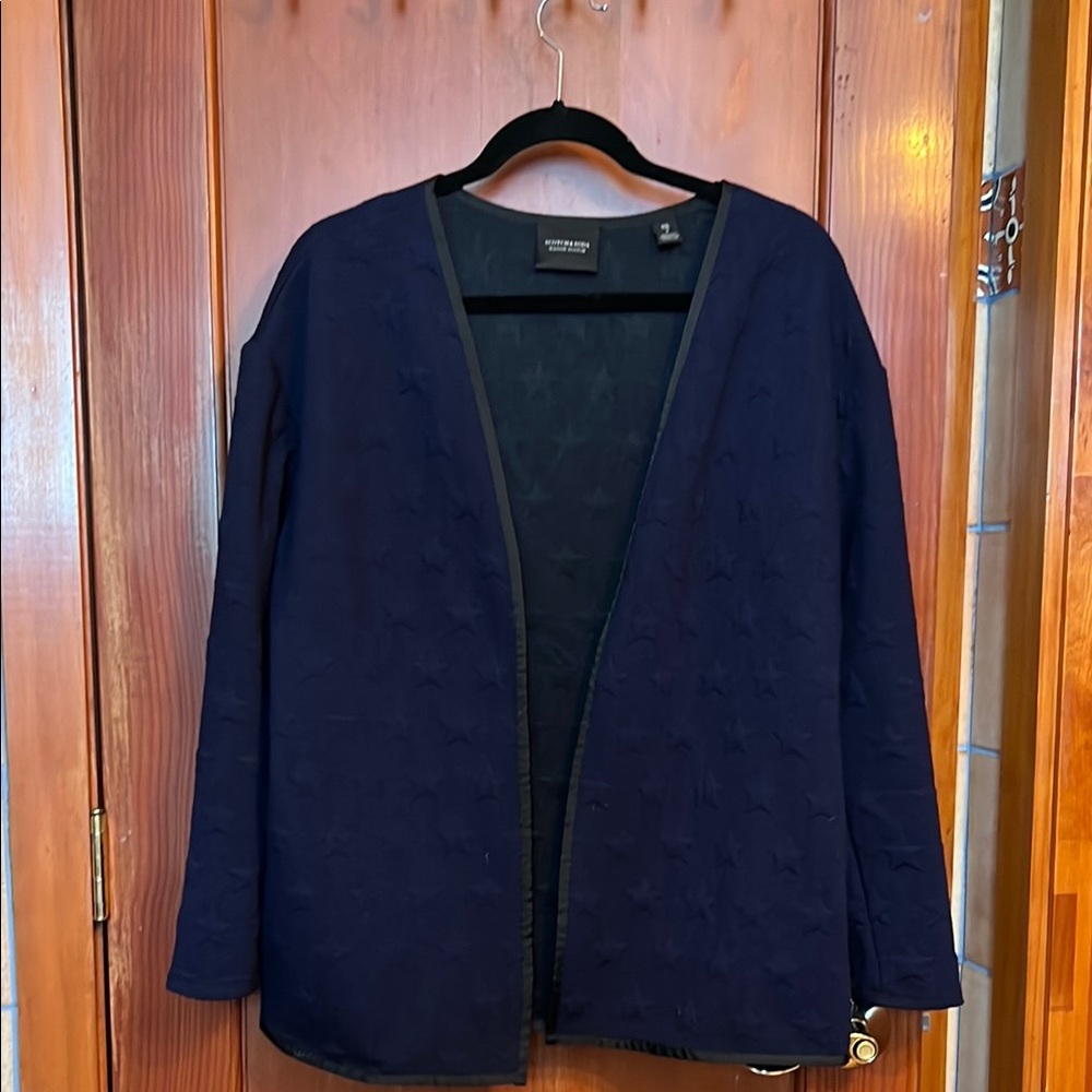 Scotch & Soda Blue Cardigan Sweater Relaxed Fit